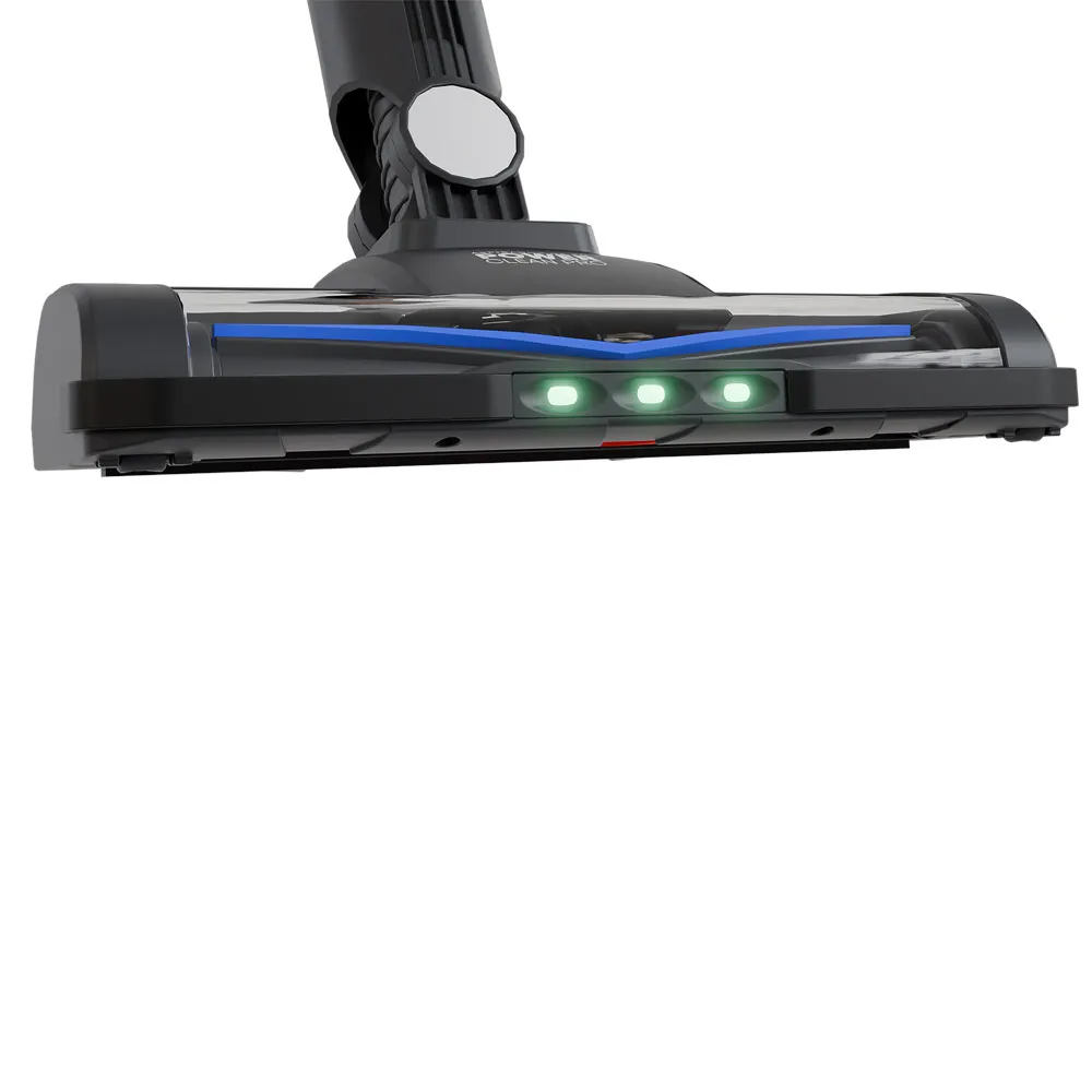 Aspirador de Pó Sem Fio Power Clean Pro 2 em 1: Pisos Lisos e Tapetes – 600ml, Filtro HEPA, Autonomia 50min, Movimento 180° - Bivolt