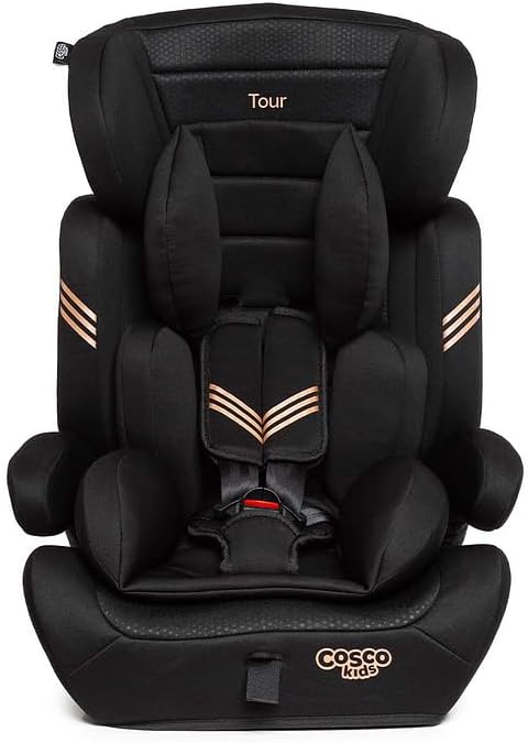 Cadeirinha Cosco Kids, Tour, 9 a 36 Kg, Preto Bronze