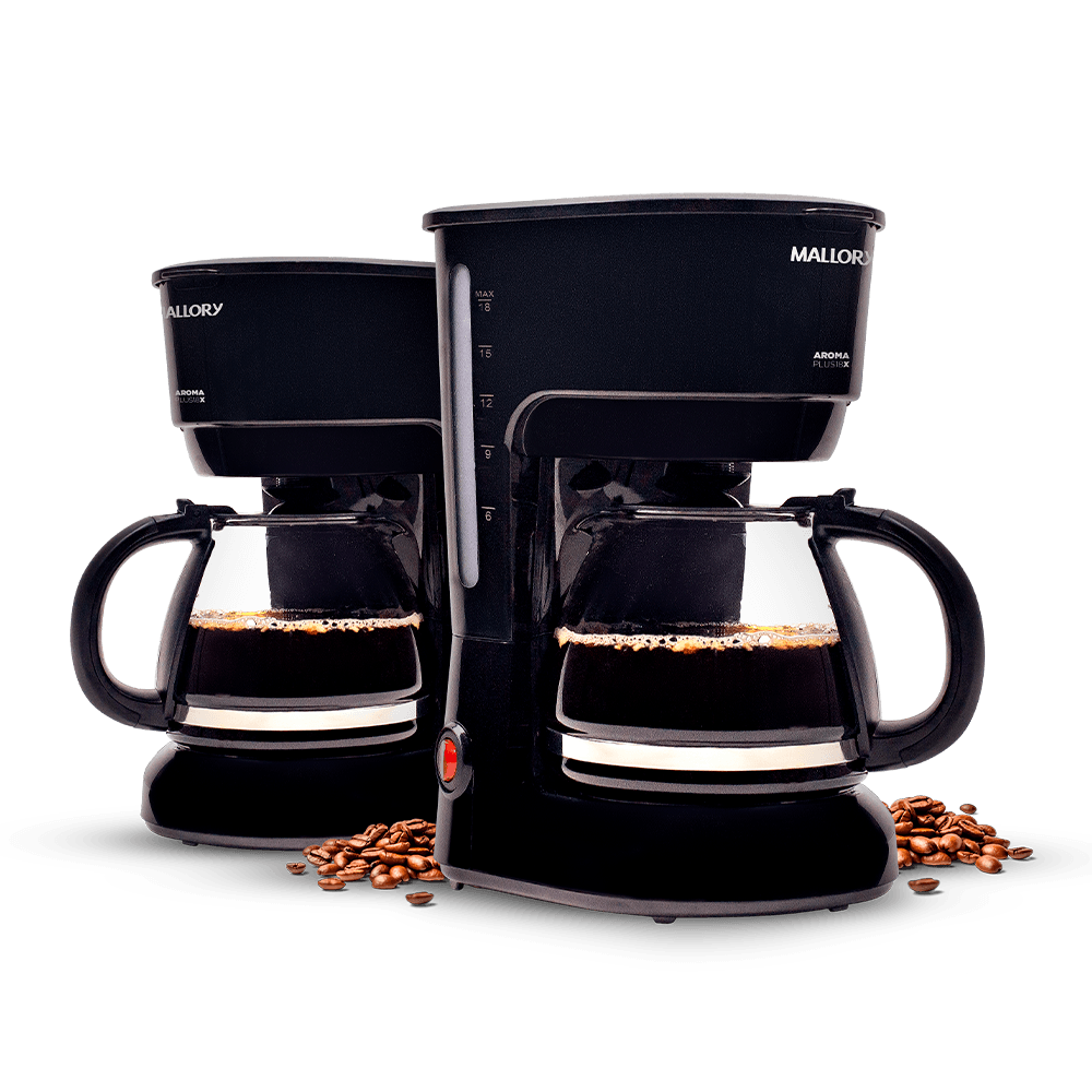 Cafeteira Elétrica Aroma Plus 18x - Sistema Corta-Pingo, Placa Aquecedora, Filtro Reutilizável, Capacidade de 750 ml