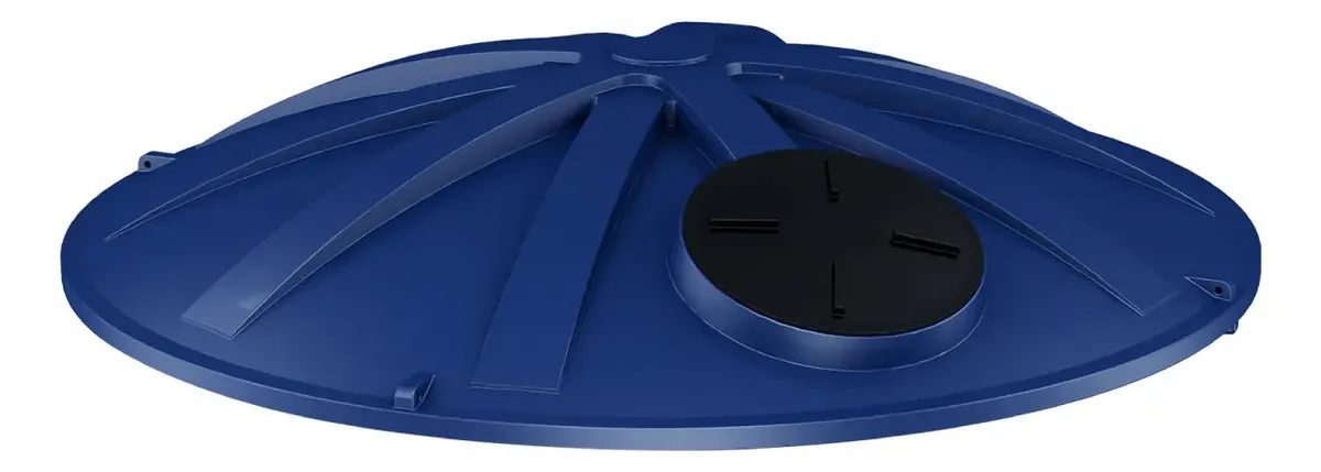 Caixa d'água Fortlev 7500L Vertical Polietileno Azul Reservatórios — foto 3