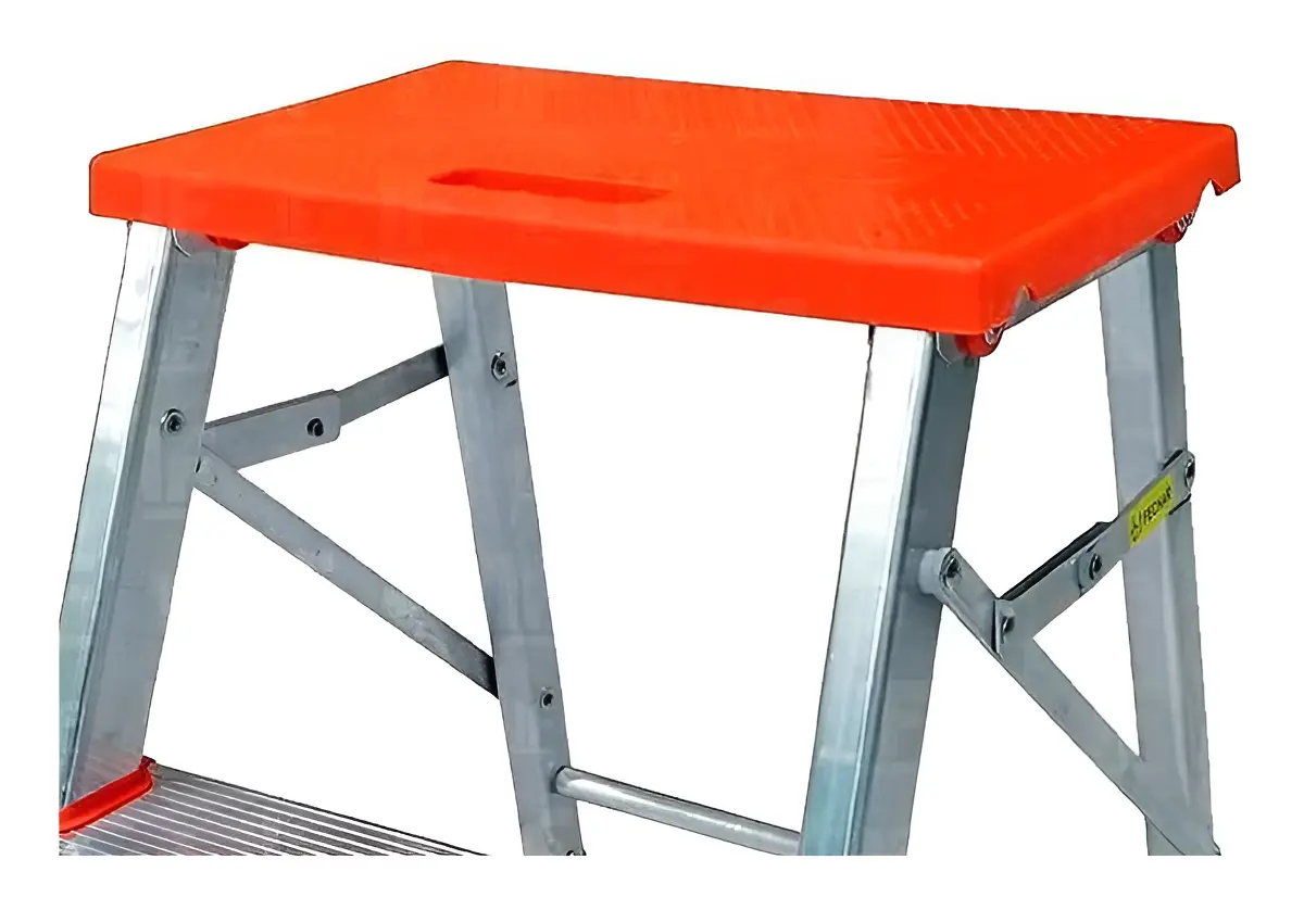 Escada Banqueta Dobrável Alumínio 2 Degraus 43 cm — foto 2