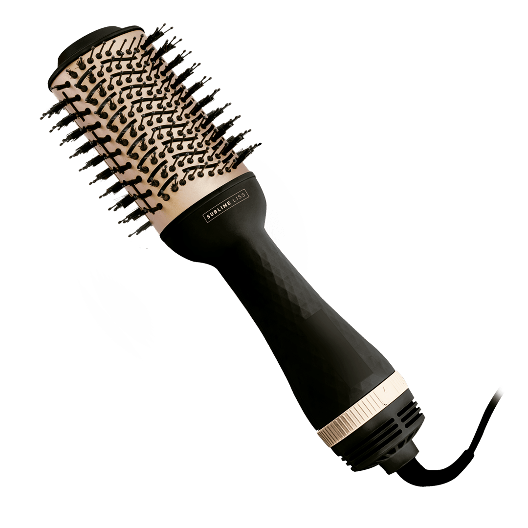 Escova Secadora Sublime Liss 3 em 1, 1200W, 2 Velocidades, Cerdas Mistas, Íon Tourmaline, 3 Temperaturas