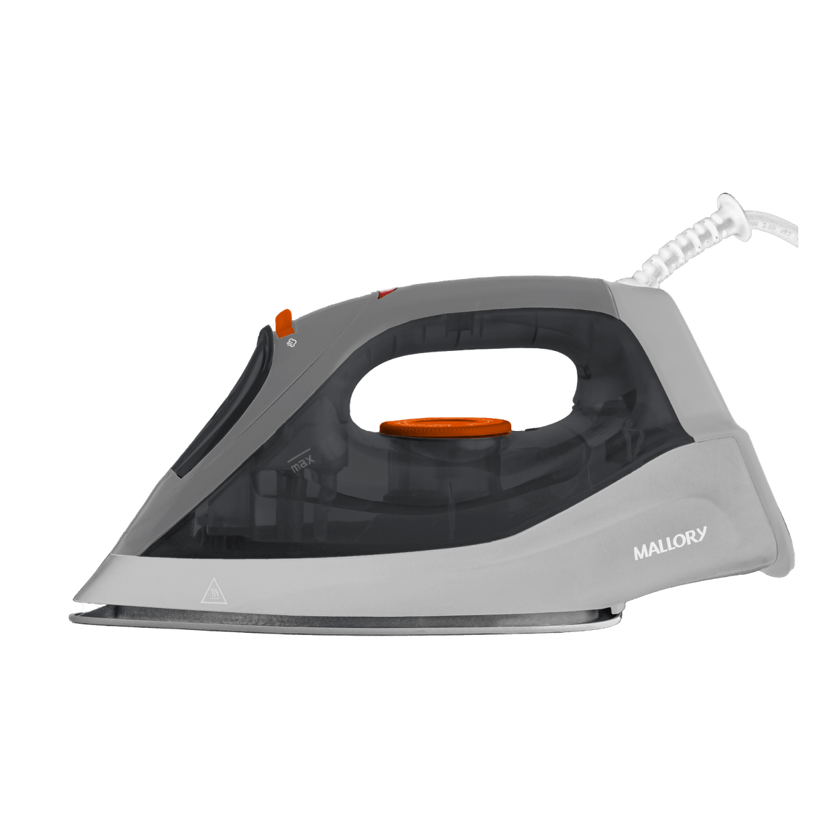 Ferro Jupiter Maxx 2 em 1: A Seco ou a Vapor - Base Antiaderente, Salva Botões, Seletor de Temperatura, Cabo 360º e Reservatório de 260ml