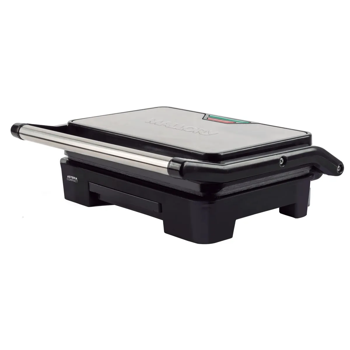 Grill Asteria Compact Grill multifunção, Luzes indicadoras de funcionamento, Alça com toque-frio e Trava de segurança
