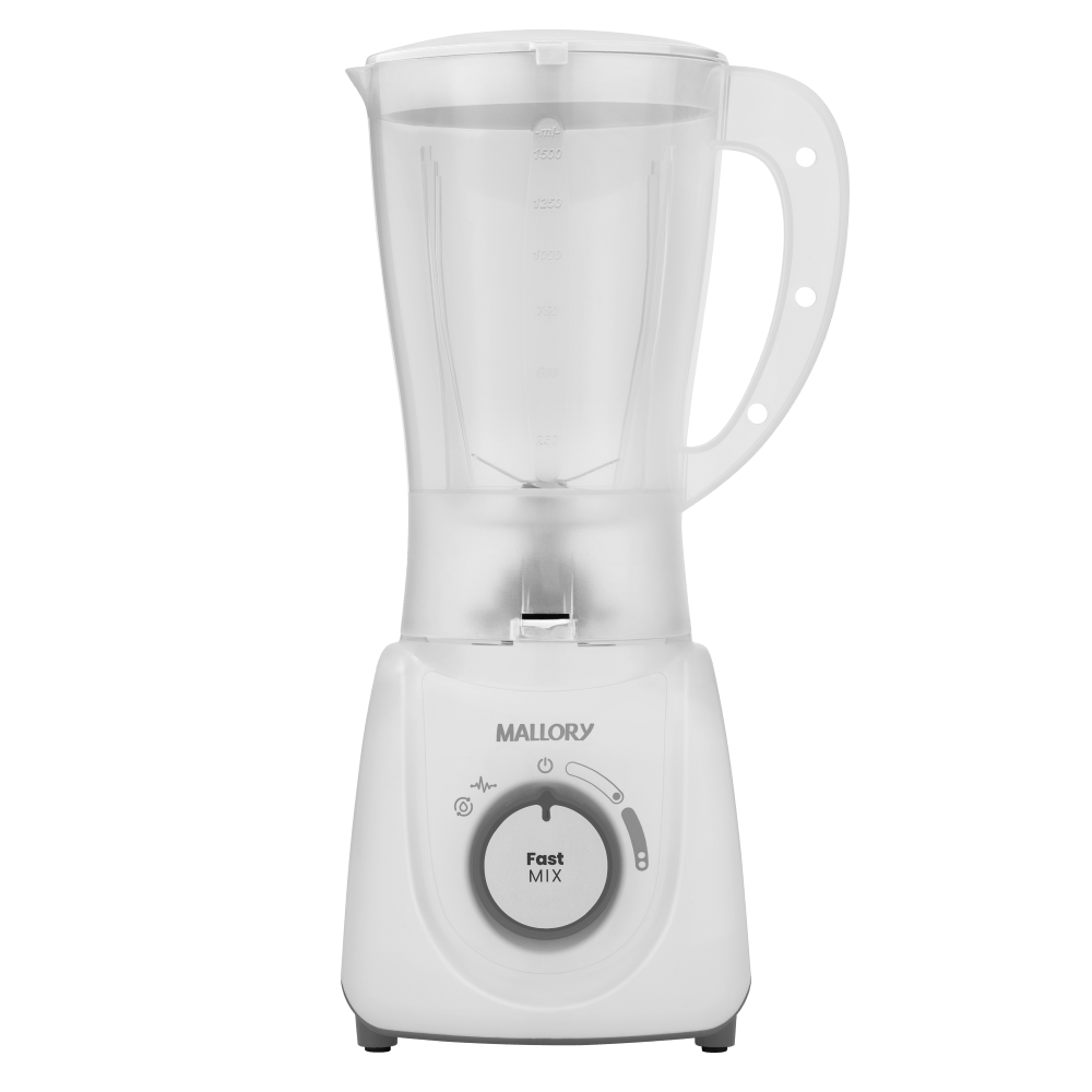 Liquidificador Fast Mix Branco 2 Velocidades 600W com Função Pulsar