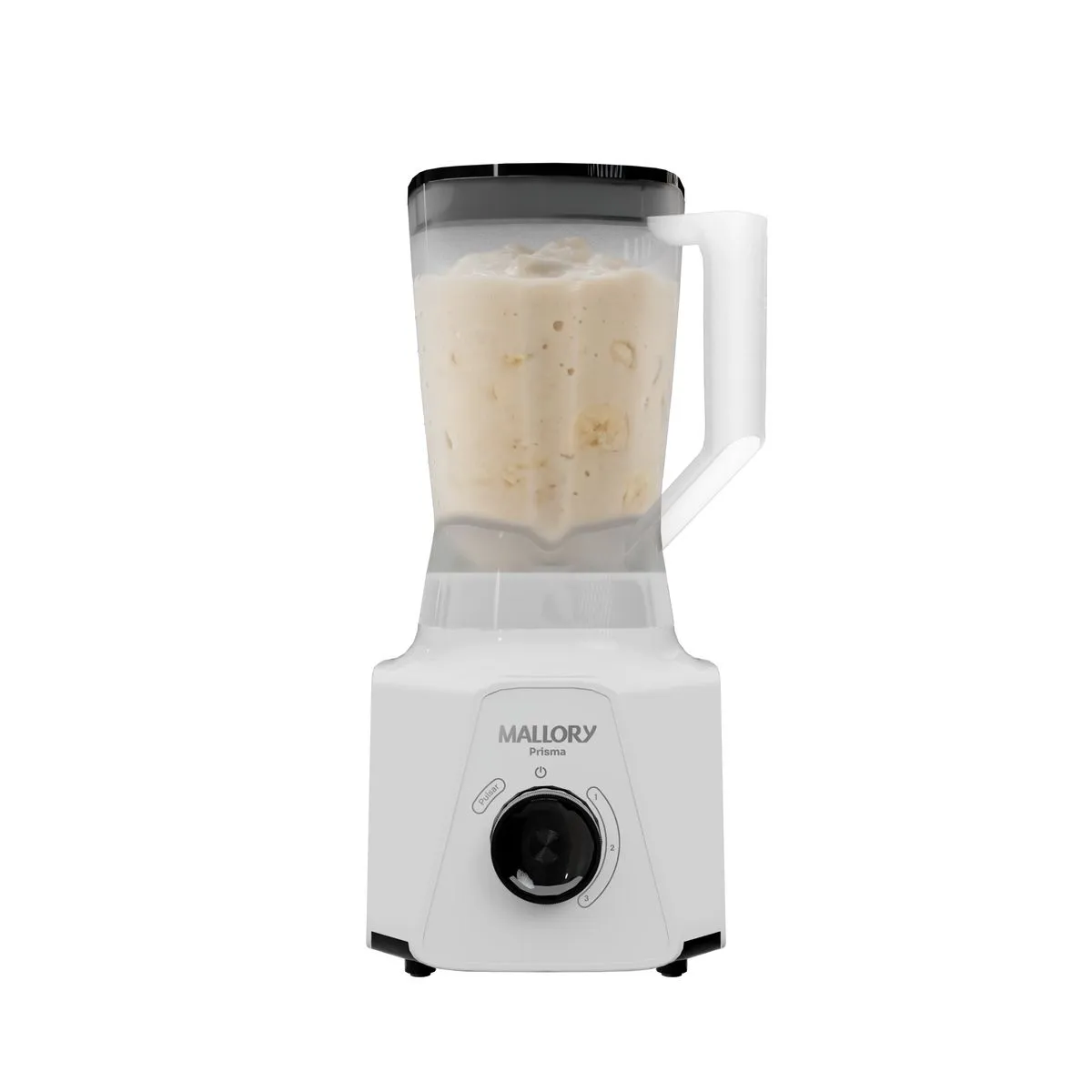 Liquidificador Prisma Branco 3 Velocidades, Função Pulsar e Autolimpeza Jarra de 2,2L