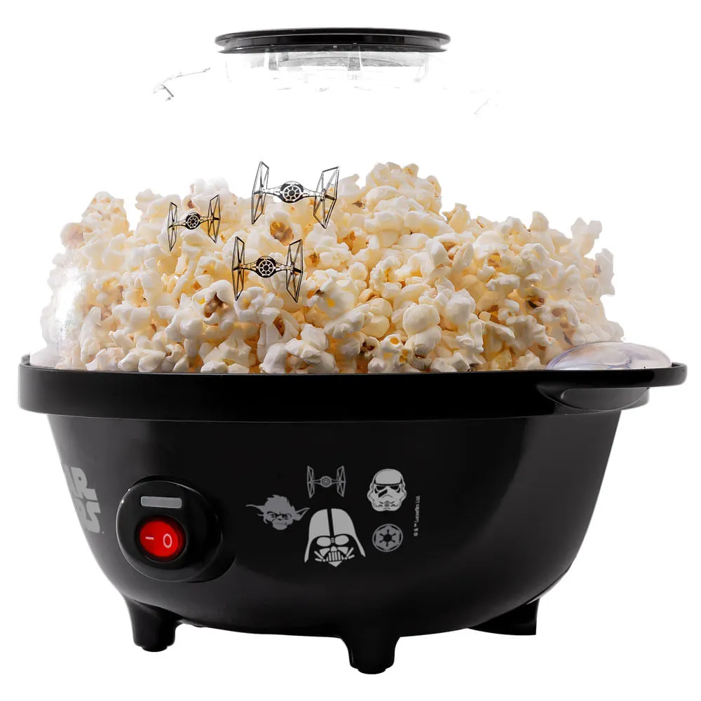 Pipoqueira Bowl Star Wars - Pipoca Doce ou Salgada, Tampa Bowl, Botão Liga/Desliga, Pés Antiderrapantes, Produto Licenciado Disney