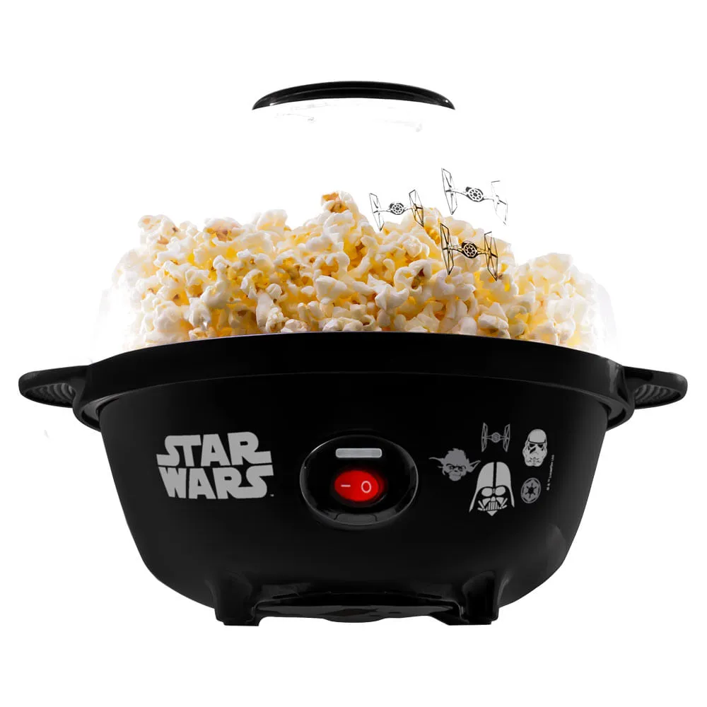 Pipoqueira Bowl Star Wars - Pipoca Doce ou Salgada, Tampa Bowl, Botão Liga/Desliga, Pés Antiderrapantes, Produto Licenciado Disney