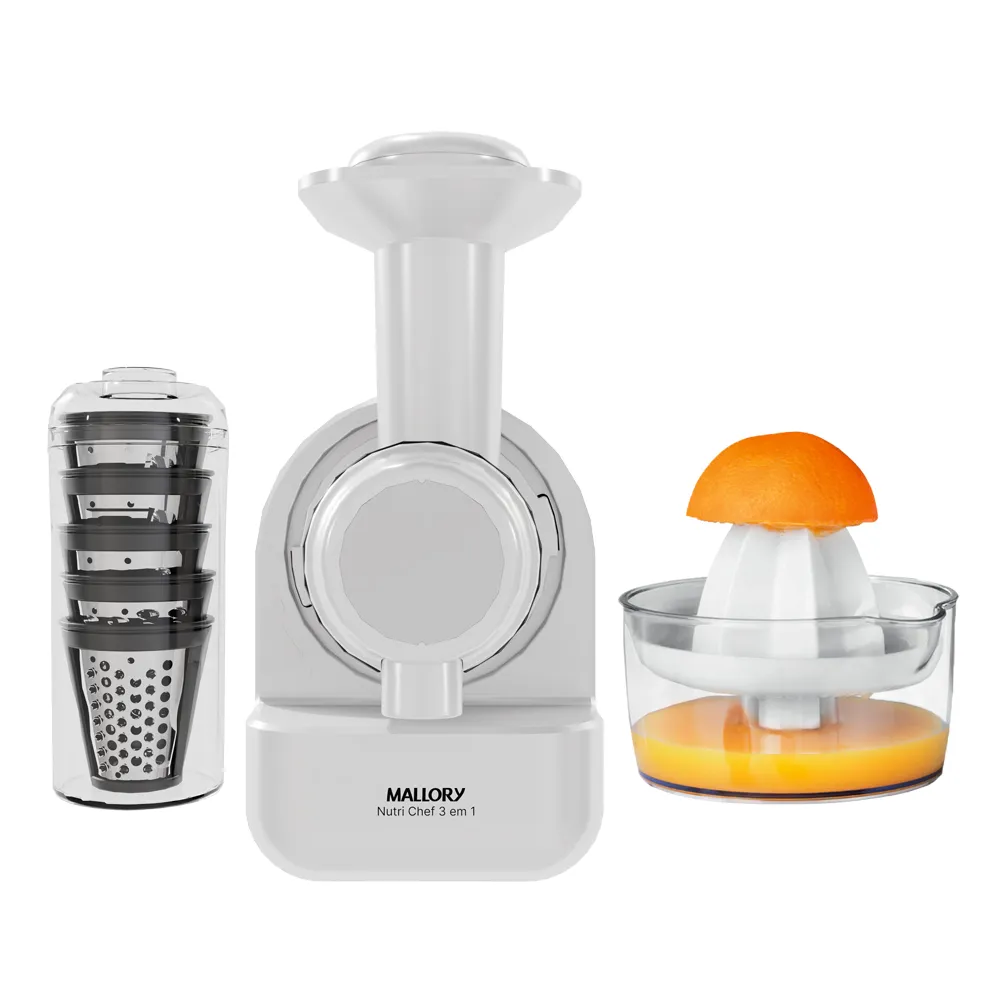 Processador de Alimentos 3 em 1 Nutri Chef
