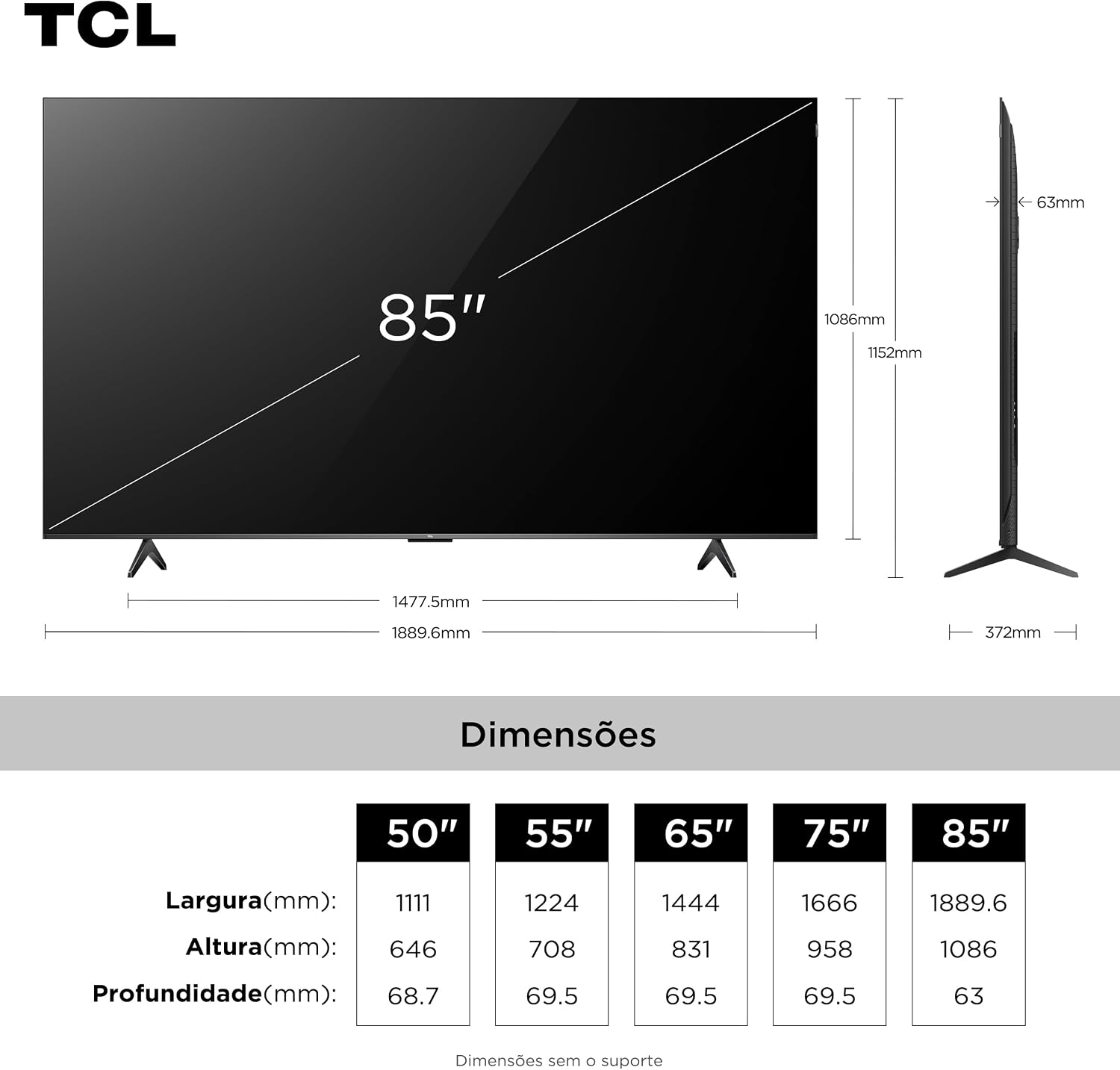 Smart TV com Google Assistant, 3 HDMI, USB e Bluetooth — foto 3