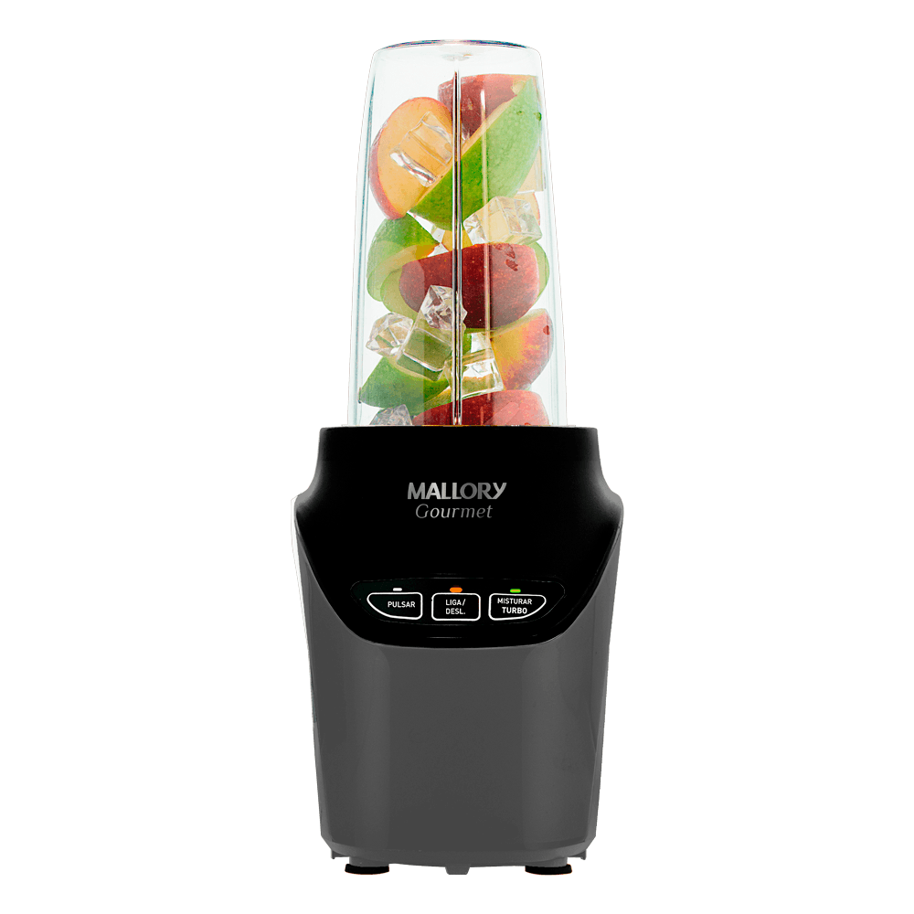 Liquidificador e Processador Gourmet - 1000W, 6 Lâminas em Aço Inox, Tritura Gelo, Painel Easy Touch, 2 Copos Tritan com Tampas