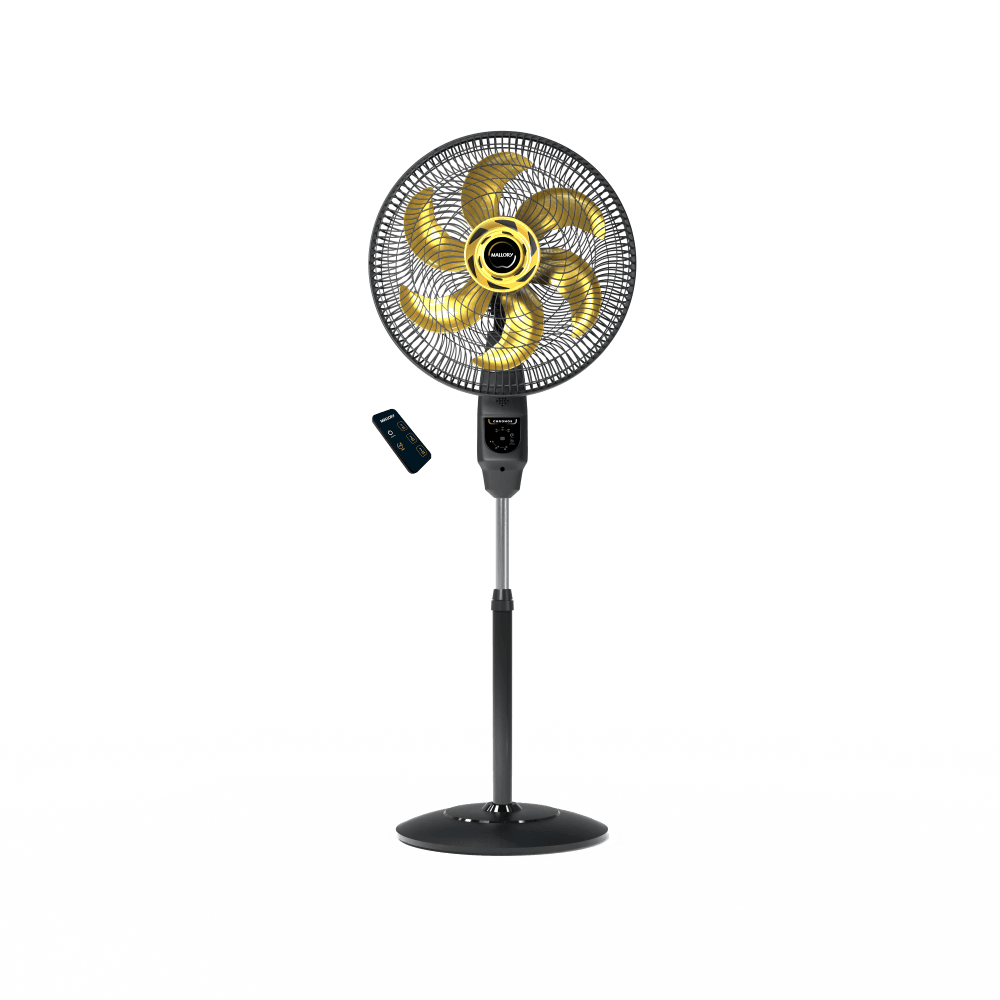 Ventilador de Coluna Chronos 140W, Silencioso, Controle Remoto, Hélice de 6 pás, Auto Desligamento Programável de até 7 Horas- PR -- DR