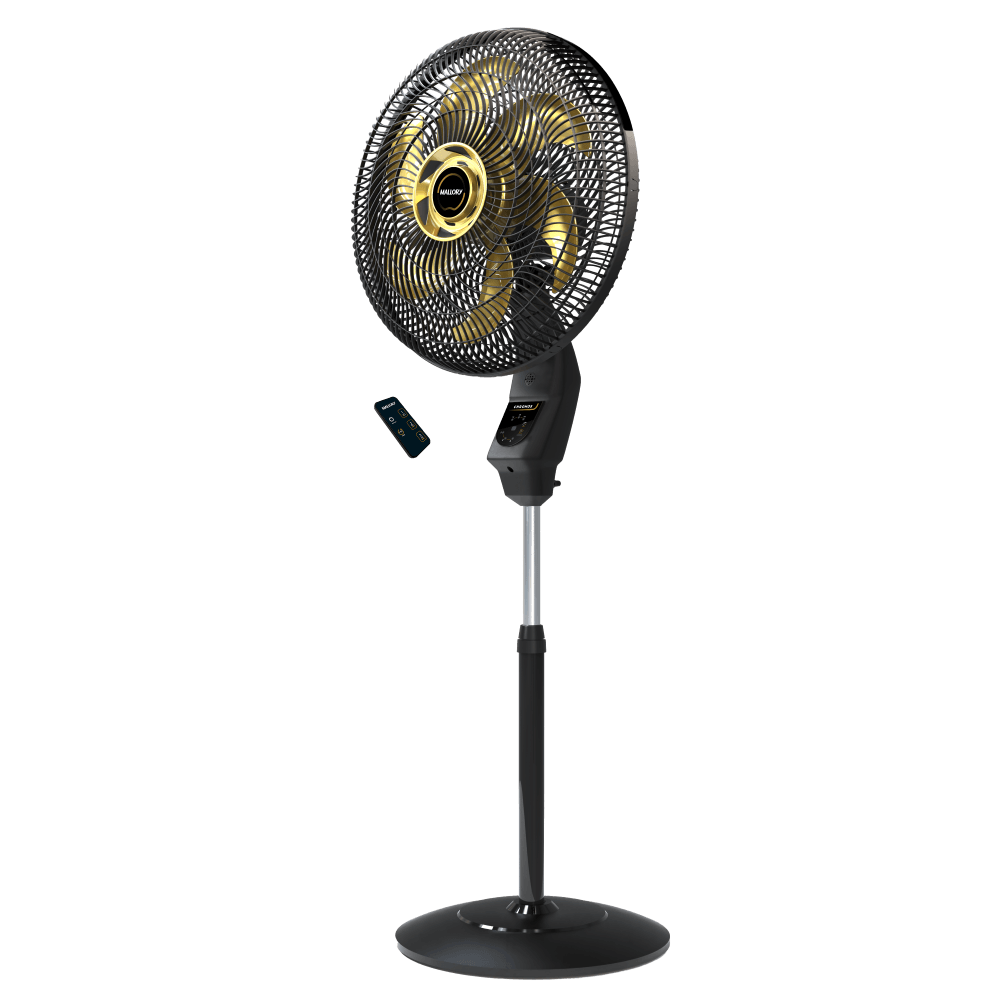 Ventilador de Coluna Chronos 140W, Silencioso, Controle Remoto, Hélice de 6 pás, Auto Desligamento Programável de até 7 Horas- PR -- DR