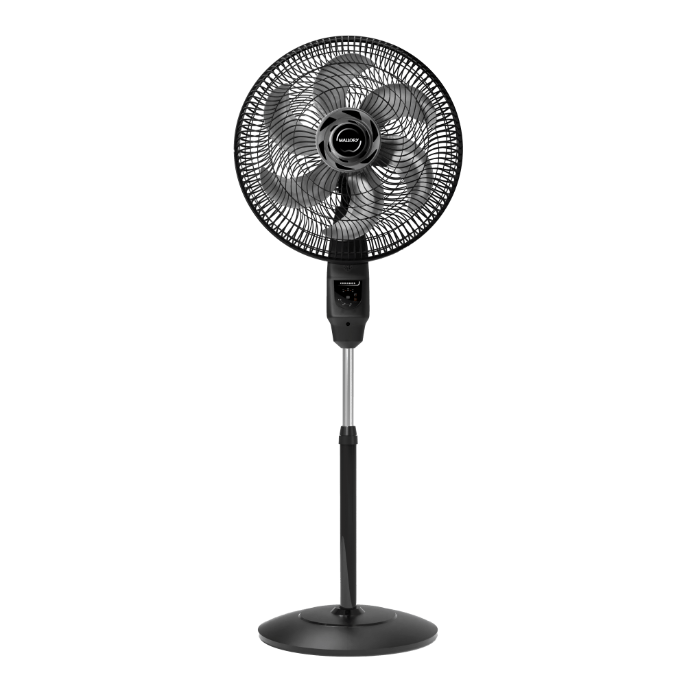Ventilador de Coluna Chronos 140W, Silencioso, Controle Remoto, Hélice de 6 pás, Auto Desligamento Programável de até 7 Horas- PR -- GR
