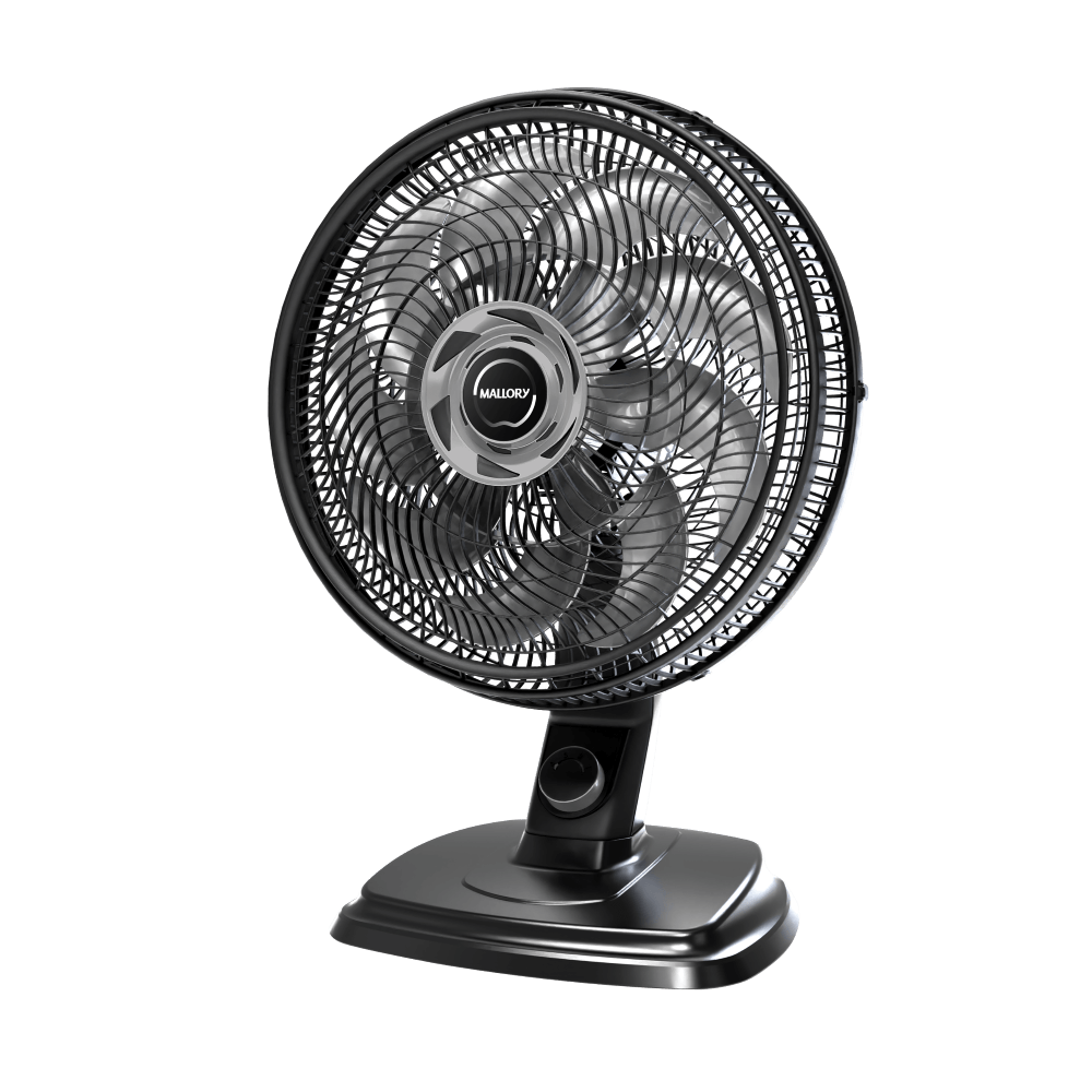 Ventilador de Mesa e Parede Egeo, Silencioso, Hélice de 15 pás, Grade Especial em Sistema TS, Máxima Vazão e Mínimo Ruído -- PR-GR