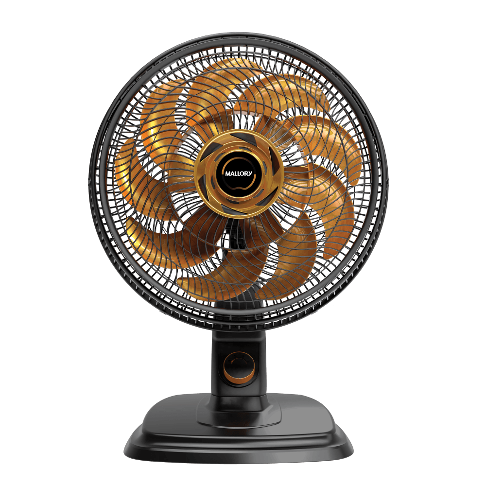 Ventilador de Mesa e Parede Egeo, Silencioso, Hélice de 15 pás, Grade Especial em Sistema TS, Máxima Vazão e Mínimo Ruído -- PR-DR