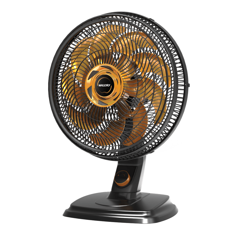 Ventilador de Mesa e Parede Egeo, Silencioso, Hélice de 15 pás, Grade Especial em Sistema TS, Máxima Vazão e Mínimo Ruído -- PR-DR