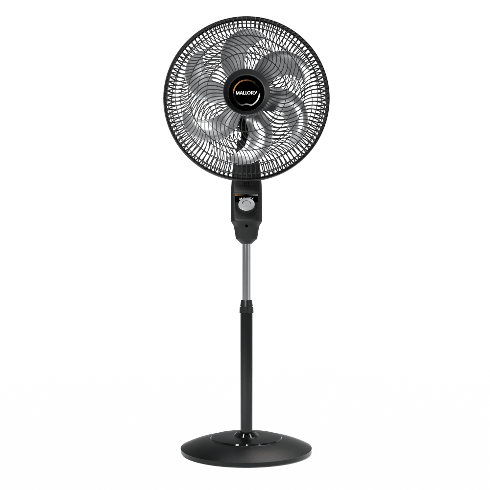 Ventilador de Coluna EOLO 6 Pás 3 Velocidades, 126W Altura Ajustável 1,12--1,30m - Frescor Potente e Prático