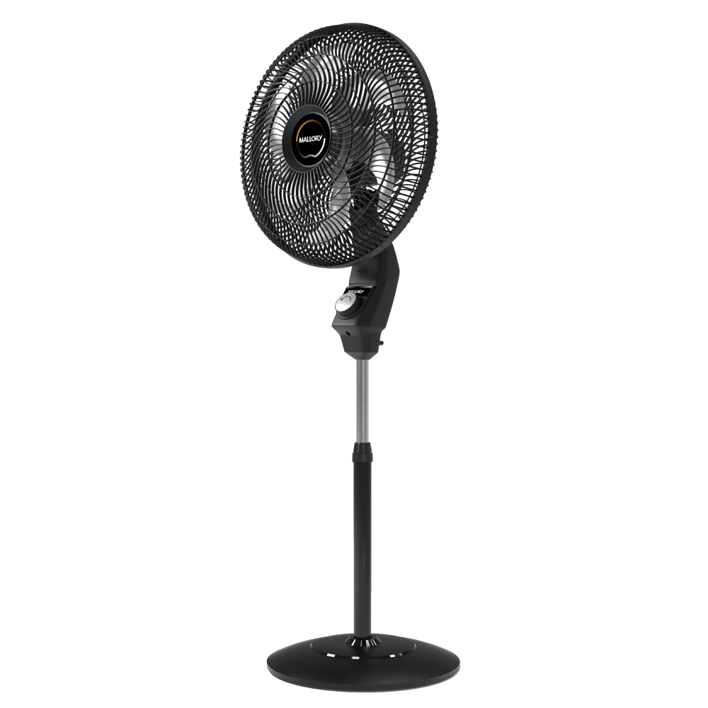 Ventilador de Coluna EOLO 6 Pás 3 Velocidades, 126W Altura Ajustável 1,12--1,30m - Frescor Potente e Prático